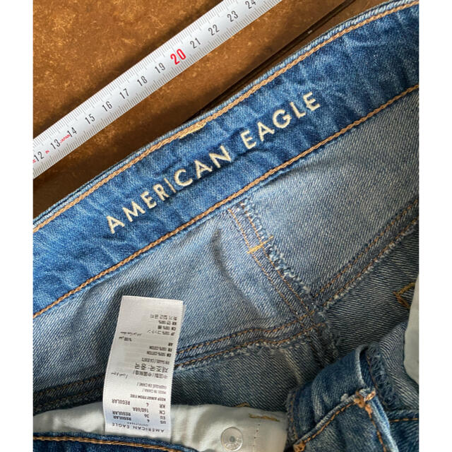 American Eagle(アメリカンイーグル)のAMERICAN EAGLEダメージデニムジーンズ レディースのパンツ(デニム/ジーンズ)の商品写真