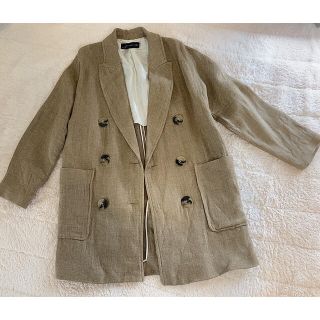 ザラ(ZARA)のZARA ザラ　ジャケット　リネン　麻　(テーラードジャケット)