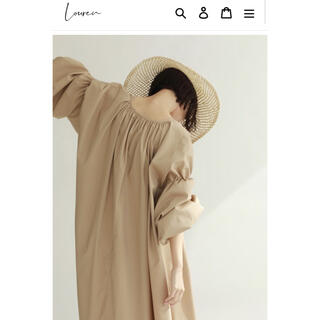 louren/ balloon sleeve gather dress(ロングワンピース/マキシワンピース)