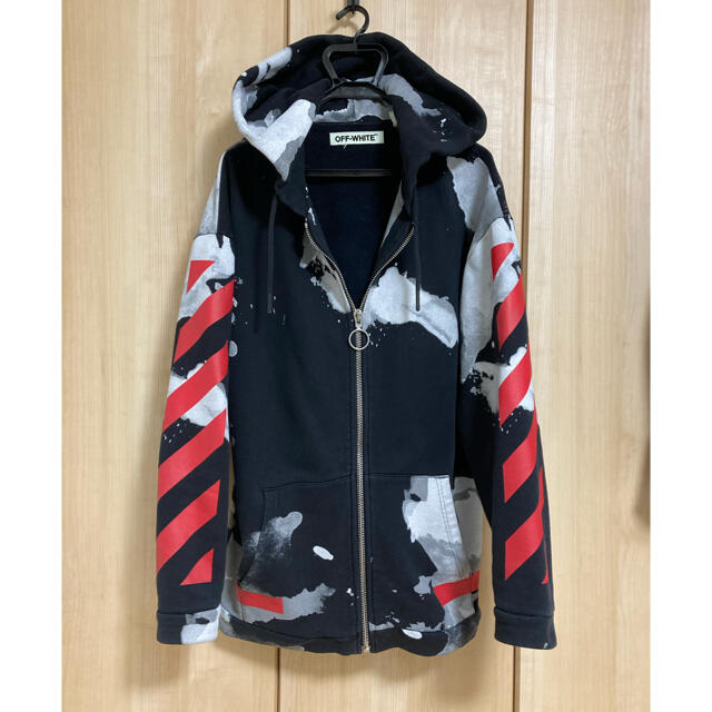OFF-WHITE LIQUID SPOTS HOODIE ALL OVER