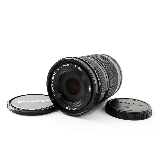 OLYMPUS(オリンパス)の★オリンパス 望遠レンズ★M.ZUIKO 40-150 R ブラック★美品★ スマホ/家電/カメラのカメラ(レンズ(ズーム))の商品写真