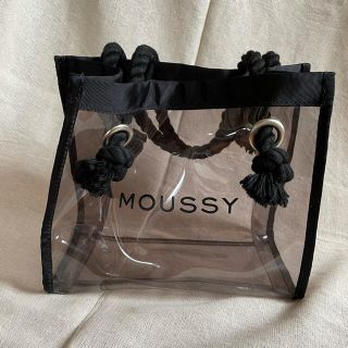 マウジー(moussy)の【送料込】moussy クリアバック black 最終値下げ(ハンドバッグ)