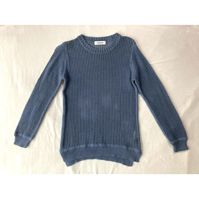 BEAUTY&YOUTH UNITED ARROWS(ビューティアンドユースユナイテッドアローズ)の【美品】monkeytime ニット　薄手　水色　Sサイズ レディースのトップス(ニット/セーター)の商品写真