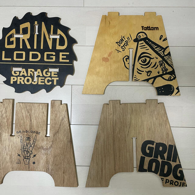 GRINDLODGE 一点モノ限定 グラインドロッヂ スツール jackery-