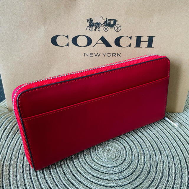 新品未使用 》coach スヌーピー 長財布 レッド 保存袋 紙袋付き 超大