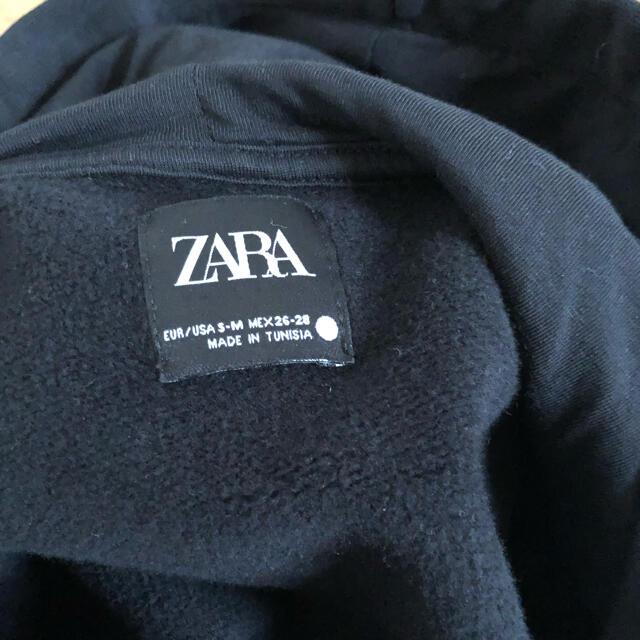 ZARA(ザラ)の【未使用】ZARA 半袖フーデット　パーカー レディースのトップス(パーカー)の商品写真