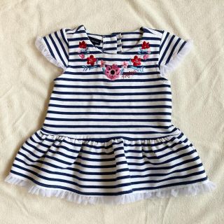 トミーヒルフィガー(TOMMY HILFIGER)のTOMMY HILFIGER トミーヒルフィガー　ネイビーボーダートップス(シャツ/カットソー)