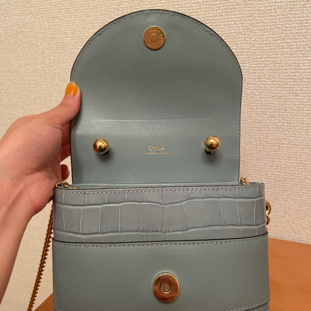 Chloe(クロエ)のChloe Aby Lock small ブルー レディースのバッグ(ショルダーバッグ)の商品写真