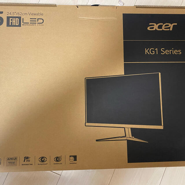 acer ゲーミングモニター KG251Q - ディスプレイ