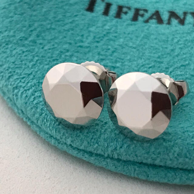 アクセサリーTiffany PT950 ダイヤモンドカットピアス　希少美品