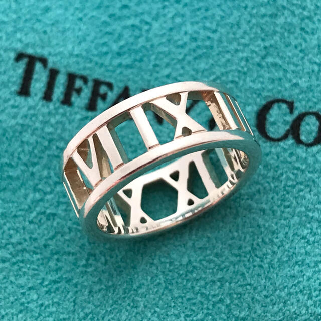 Tiffany & Co.(ティファニー)のTiffany オープンアトラスリング 8.5号美品 レディースのアクセサリー(リング(指輪))の商品写真