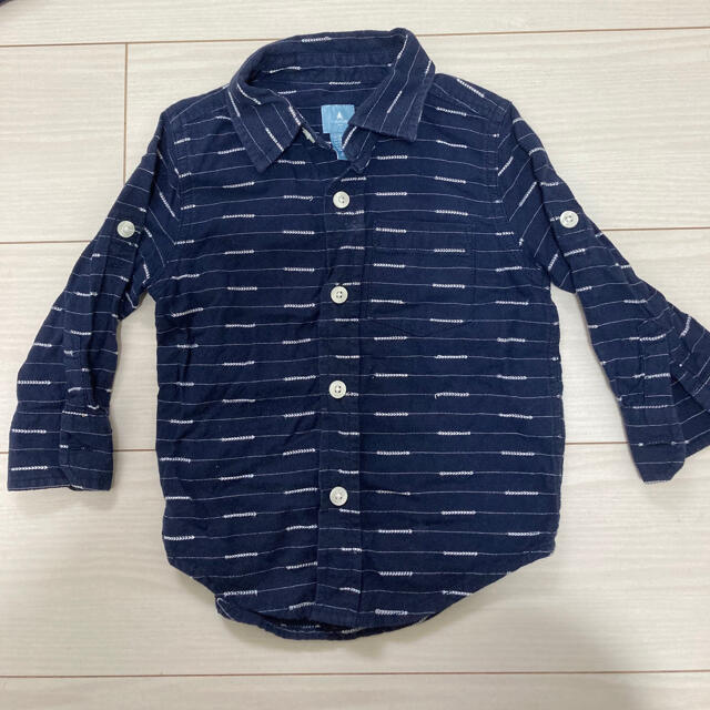 babyGAP(ベビーギャップ)の【2枚セット】babyGAP ベビーギャップ　パーカー　長袖シャツ　80cm キッズ/ベビー/マタニティのベビー服(~85cm)(シャツ/カットソー)の商品写真