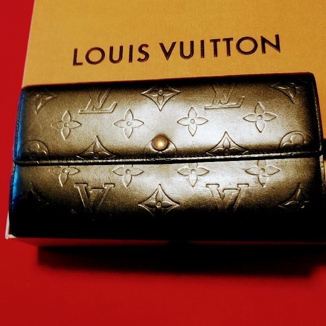 ★LOUIS VUITTON/ルイヴィトン/マットライン長財布