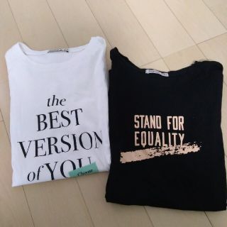 ベルシュカ(Bershka)のstradivarius■プリントＴシャツセット、ロゴＴ、bershka(Tシャツ(半袖/袖なし))