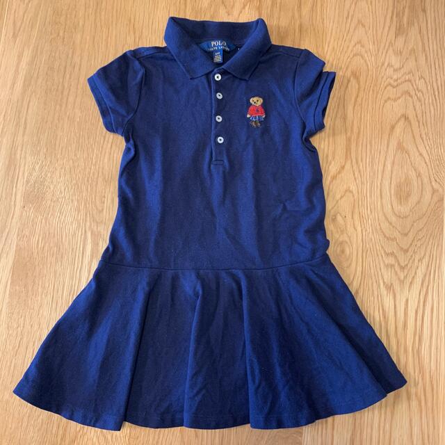 POLO RALPH LAUREN(ポロラルフローレン)のポロベア　ワンピース　4T キッズ/ベビー/マタニティのキッズ服女の子用(90cm~)(ワンピース)の商品写真