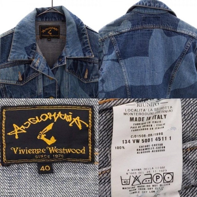 Vivienne Westwood(ヴィヴィアンウエストウッド)のVivienne Westwood ヴィヴィアンウエストウッド デ レディースのジャケット/アウター(Gジャン/デニムジャケット)の商品写真