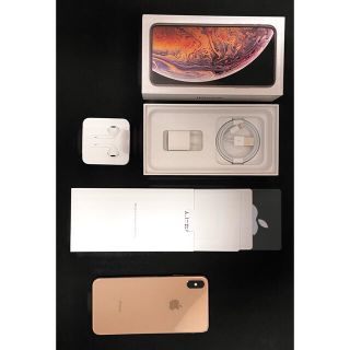 アイフォーン(iPhone)の【値引き中！】iPhone Xs Max 64GB Gold 本体 SIMフリー(スマートフォン本体)