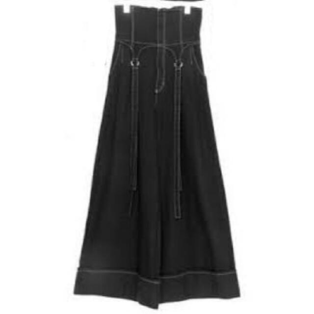 rurumu: corset wide pants レディースのパンツ(デニム/ジーンズ)の商品写真