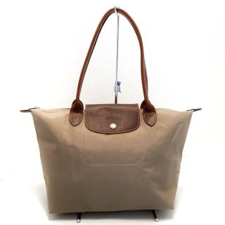 ロンシャン(LONGCHAMP)のロンシャン - ベージュ×ブラウン(ハンドバッグ)