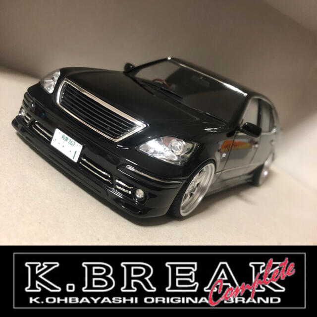 AOSHIMA(アオシマ)のNO.124  1/24  UCF31 セルシオ　K-BRAKE 完成品 エンタメ/ホビーのおもちゃ/ぬいぐるみ(模型/プラモデル)の商品写真