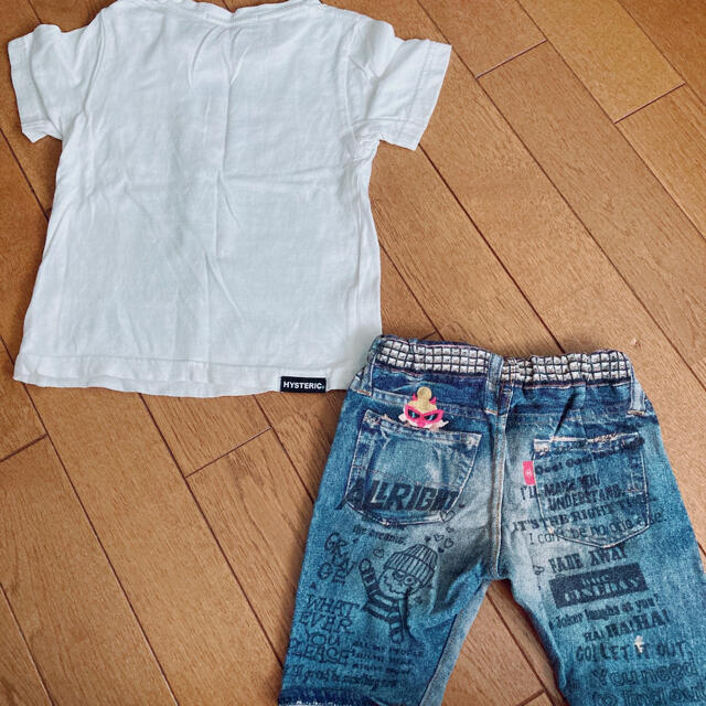 HYSTERIC MINI(ヒステリックミニ)のヒスミニ 上下セット キッズ/ベビー/マタニティのキッズ服男の子用(90cm~)(Tシャツ/カットソー)の商品写真