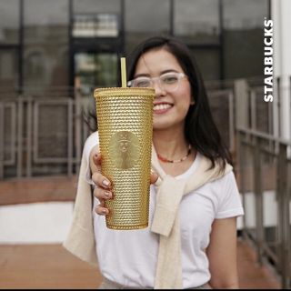 スターバックスコーヒー(Starbucks Coffee)のmamちゃん様専用 Starbucks スタバ キラキラタンブラー スタッド(タンブラー)