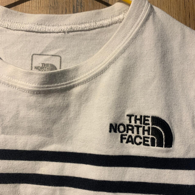 THE NORTH FACE(ザノースフェイス)のノースフェイス　半袖ボーダー キッズ/ベビー/マタニティのキッズ服男の子用(90cm~)(Tシャツ/カットソー)の商品写真