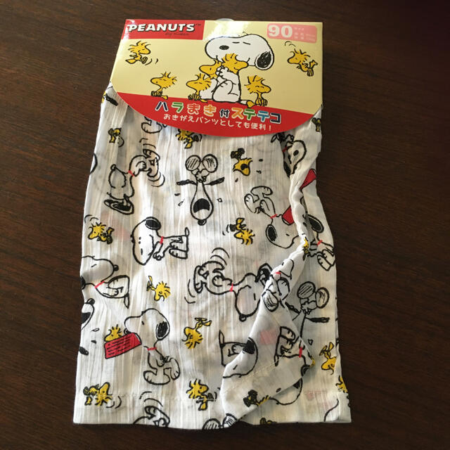 SNOOPY(スヌーピー)の未使用　腹巻き付きステテコ　90センチ　夏パジャマ　スヌーピー キッズ/ベビー/マタニティのキッズ服男の子用(90cm~)(パジャマ)の商品写真