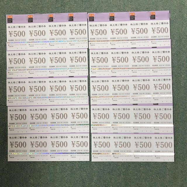 クリエイトレストランツ優待券20000円分2021年11月30日最新-