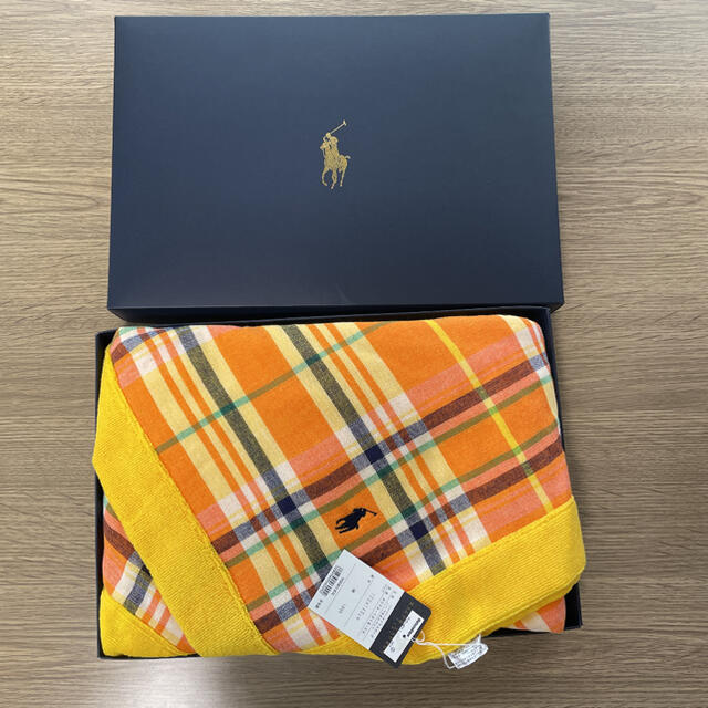 Ralph Lauren(ラルフローレン)の専用です。ラルフローレン  日本製　シドニーマドラスガーゼ　タオルケット　新品 インテリア/住まい/日用品の寝具(その他)の商品写真