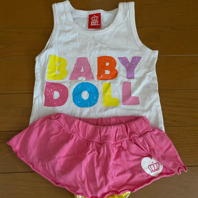 BABYDOLL(ベビードール)のbabygoll ２点セット キッズ/ベビー/マタニティのベビー服(~85cm)(Ｔシャツ)の商品写真