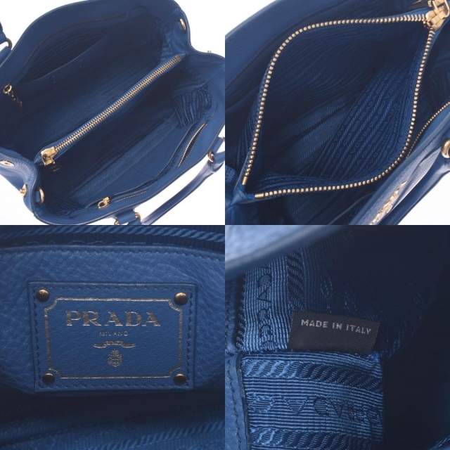 PRADA(プラダ)のプラダ  2WAYバッグ ハンドバッグ ブルー レディースのバッグ(その他)の商品写真