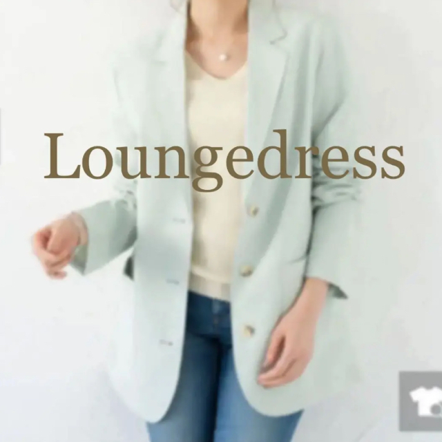 Loungedress(ラウンジドレス)のLoungedressテーラードジャケット レディースのジャケット/アウター(テーラードジャケット)の商品写真