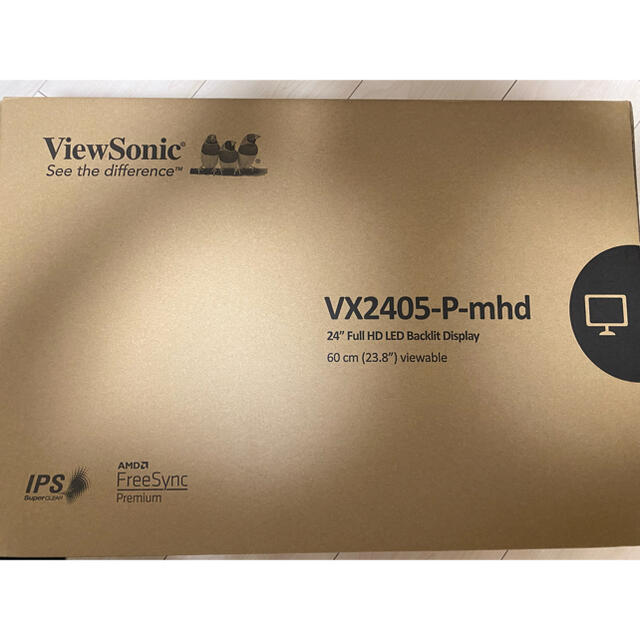 PC/タブレットviewsonic VX2405-P-mhd 144Hz 1ms 23.8型