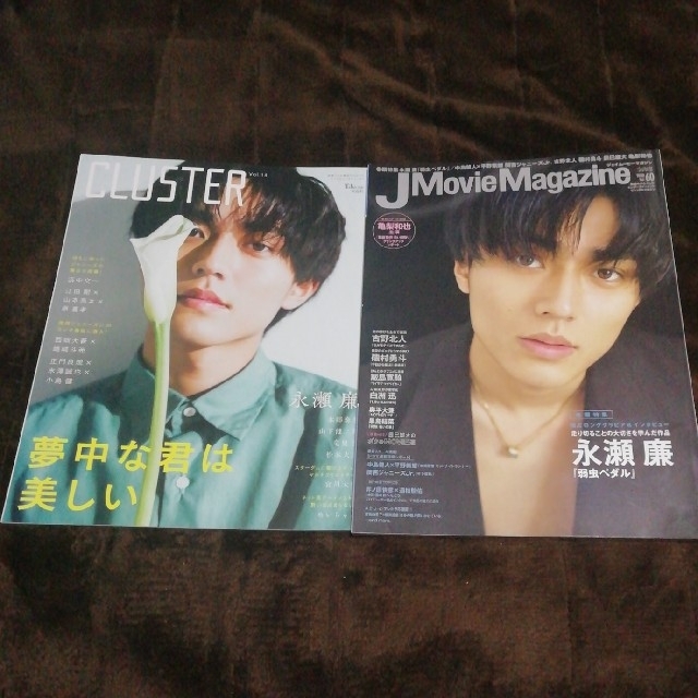 CLUSTER vol.13 JMovieMagazine vol.60 永瀬廉 エンタメ/ホビーの雑誌(アート/エンタメ/ホビー)の商品写真