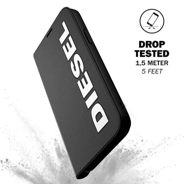 ◇◆DIESEL ディーゼル◆◇ iPhoneケース 手帳型 ブラックホワイト