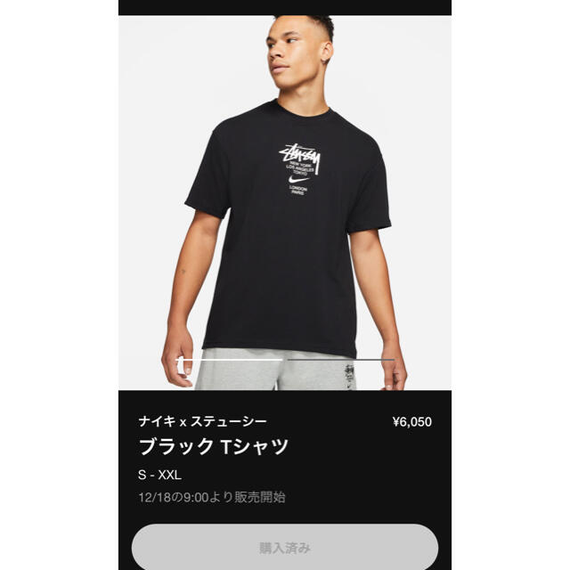 NIKE(ナイキ)のNike stussy International Tシャツ Lサイズ メンズのトップス(Tシャツ/カットソー(半袖/袖なし))の商品写真