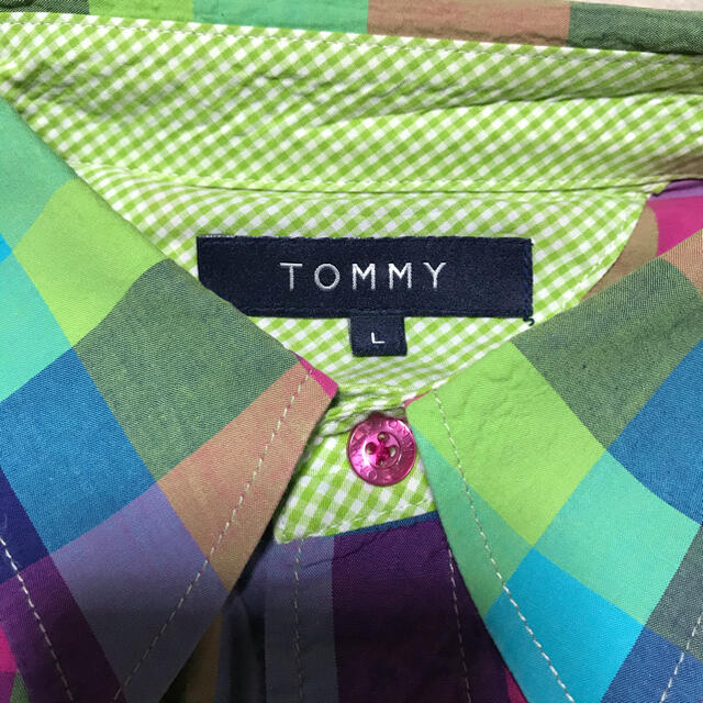 TOMMY(トミー)のTOMMY 美品！チェックシャツシャツ メンズのトップス(シャツ)の商品写真