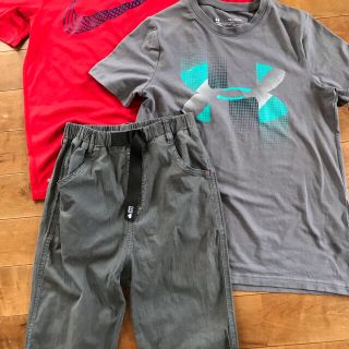 アンダーアーマー(UNDER ARMOUR)の160cm男子　tーシャツ2枚とパンツ1枚(Tシャツ/カットソー)