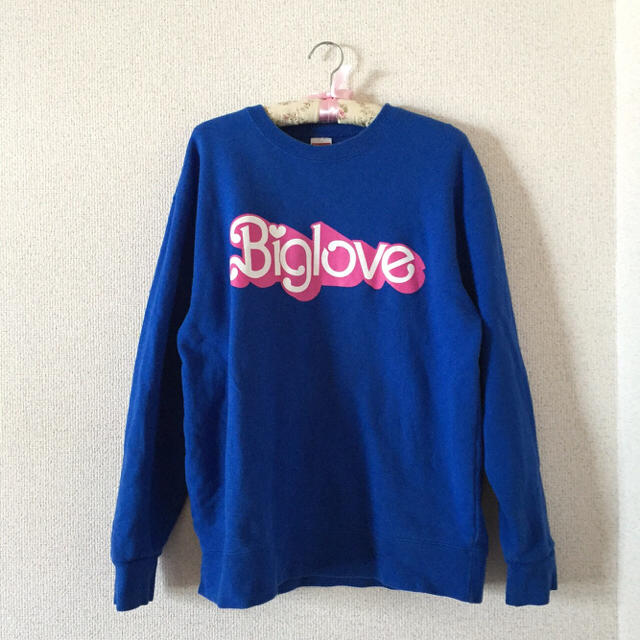 Biglove♡ゆめかわいい ロゴトレーナー レディースのトップス(トレーナー/スウェット)の商品写真