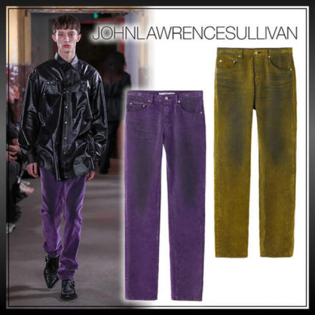 JOHN LAWRENCE SULLIVAN(ジョンローレンスサリバン)のjohn lawrence sullivan フロッキーデニム 44インチ メンズのパンツ(デニム/ジーンズ)の商品写真