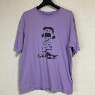 スヌーピー PEANUTS フロスト加工Tシャツ ルーシー(Tシャツ(半袖/袖なし))