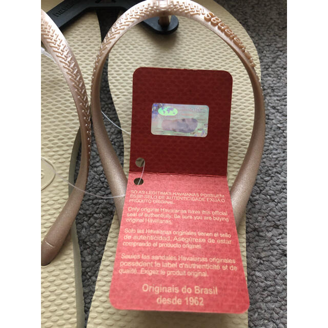 havaianas(ハワイアナス)の新品未使用★ハワイアナス ビーチサンダル　レディース　24〜24.5㎝ レディースの靴/シューズ(ビーチサンダル)の商品写真