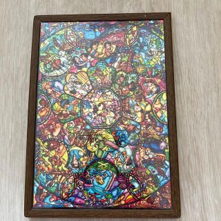 ディズニー(Disney)のディズニー　パズル完成品(絵画額縁)