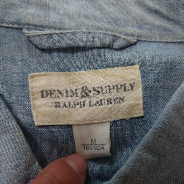 Denim & Supply Ralph Lauren(デニムアンドサプライラルフローレン)のデニム&サプライ ラルフローレン 切替 ボタンダウン 長袖シャツ チェック  メンズのトップス(シャツ)の商品写真