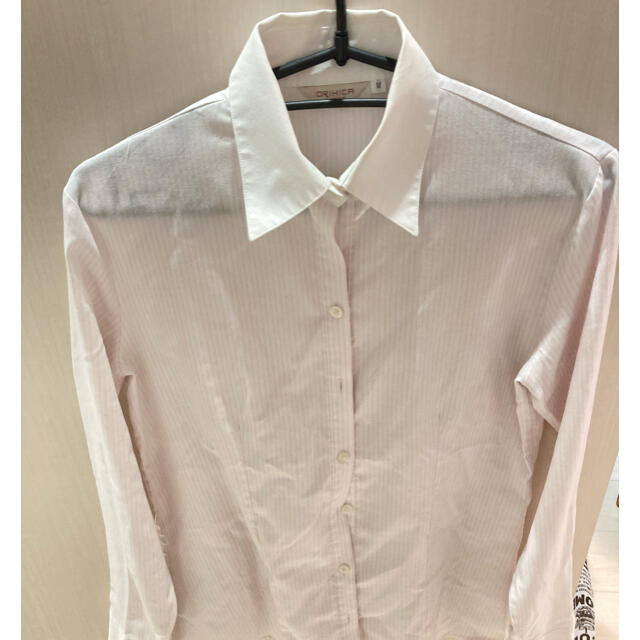 ORIHICA(オリヒカ)のオリヒカ　レディースシャツ　長袖2枚セット　Mサイズ レディースのトップス(シャツ/ブラウス(長袖/七分))の商品写真