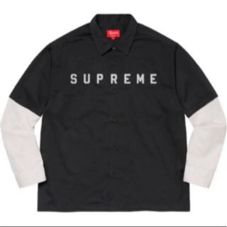 シュプリーム(Supreme)のsupreme 2-tone Work Shirt ブラック　M(シャツ)