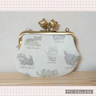 フランシュリッペ(franche lippee)のがま口＊ねこ図鑑＊(ポーチ)