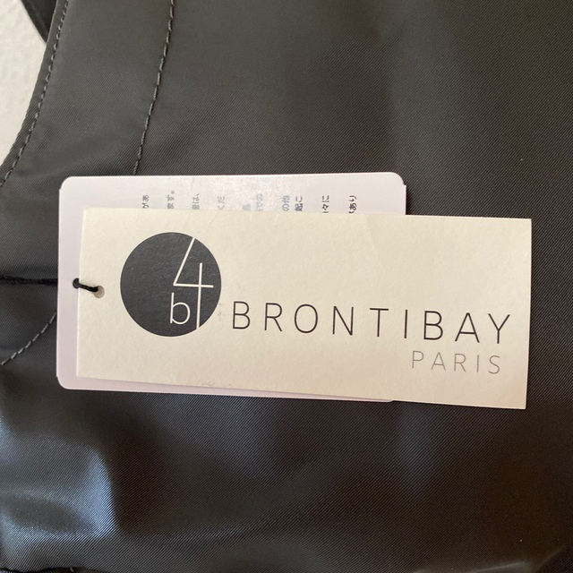 Brontibay Paris(ブロンティベイパリス)の新品　ブロンティベイパリス　2WAYショルダー　トートバッグ　グレー&ゴールド レディースのバッグ(ショルダーバッグ)の商品写真