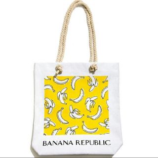 バナナリパブリック(Banana Republic)のBANANA REPUBLICバナナ柄トートバッグ(トートバッグ)